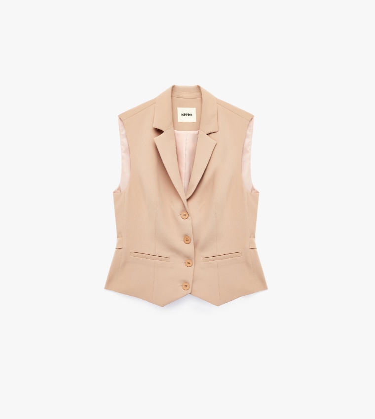 Koton  Waistcoats - Beige Shirts