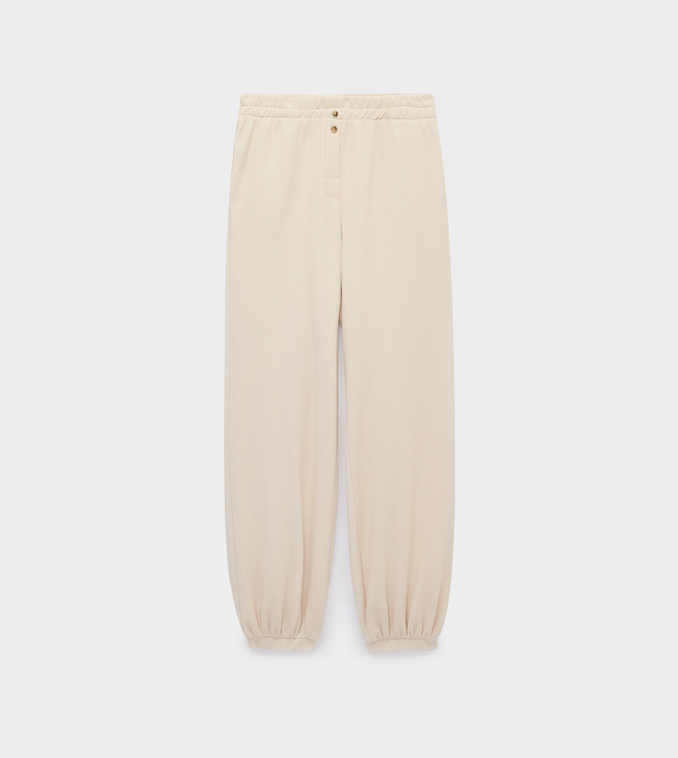 Solid Relaxed Fit Joggers