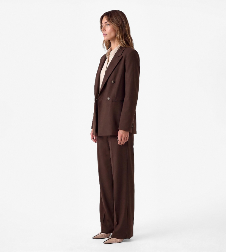 Koton  Formal Pants - Brown Casual Tops
