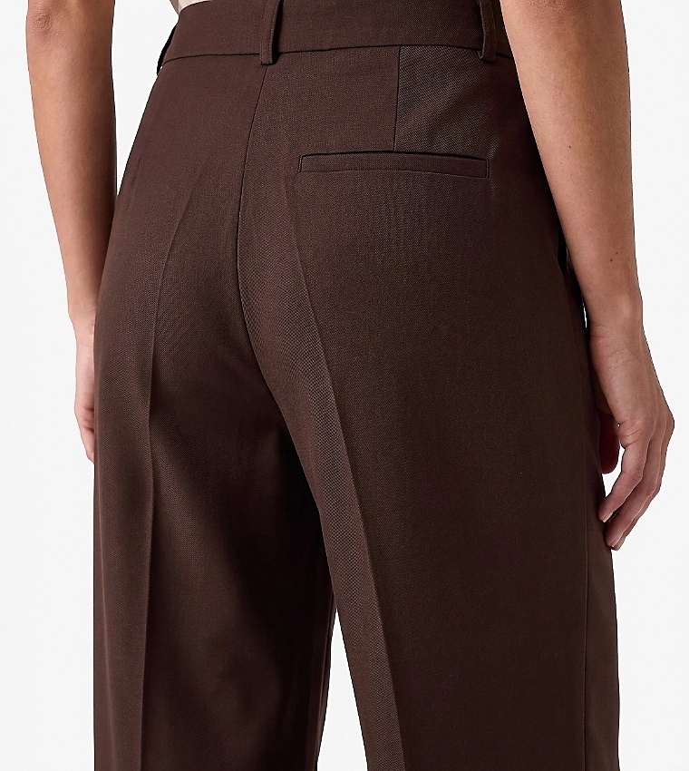 Koton  Formal Pants - Brown Casual Tops
