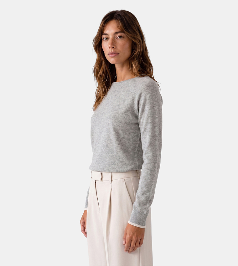 Solid Wide Leg Trousers