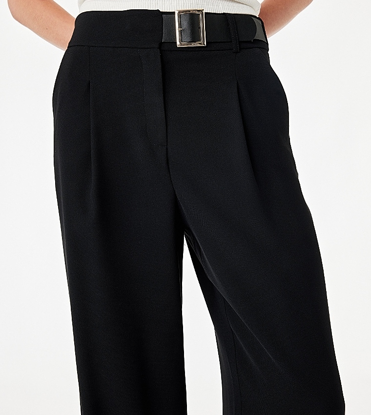 Koton  Formal Pants - BLACK Casual Tops