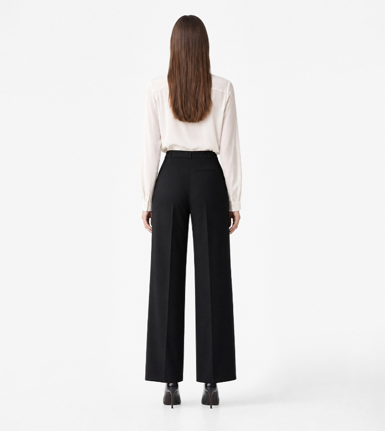 كوتون  بناطيل كاجوال  - أسود Casual Tops
