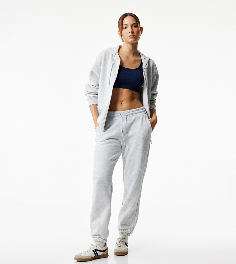 Solid Relaxed Fit Joggers