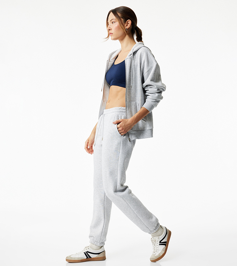Solid Relaxed Fit Joggers