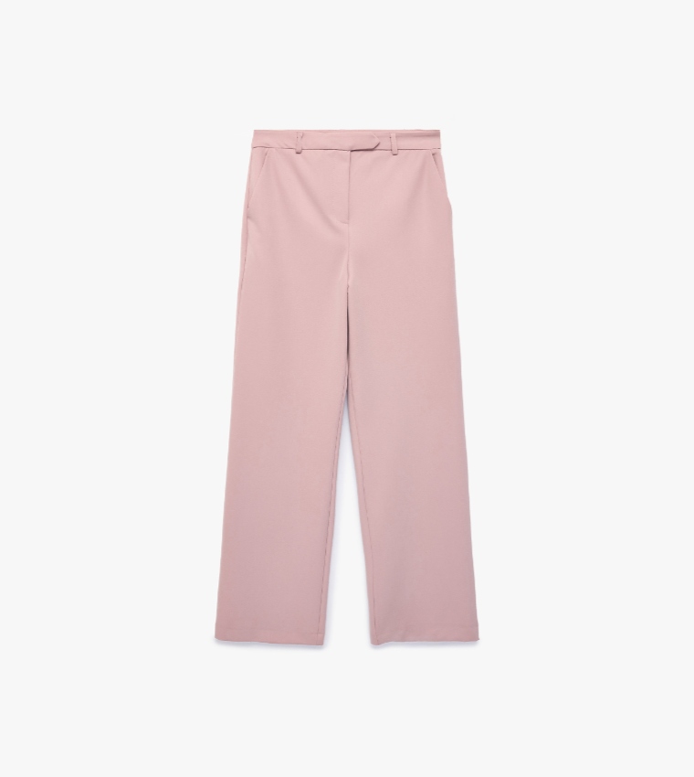 كوتون  بناطيل رسمية - وردي Midi Skirts