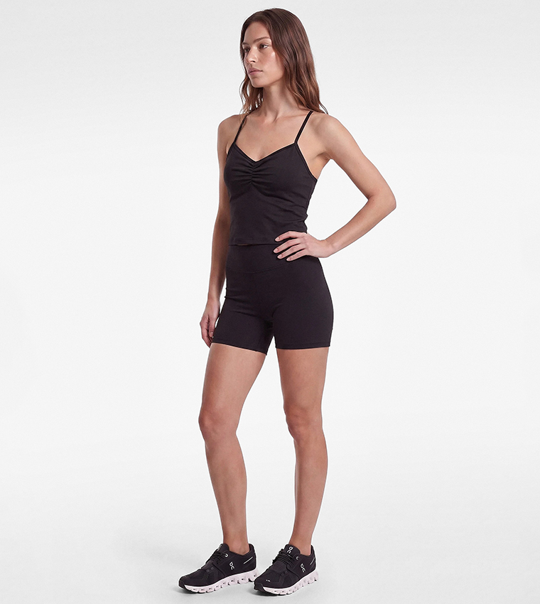 Solid Biker Shorts
