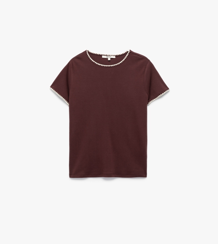 Solid Crew Neck Slim Fit T-Shirt