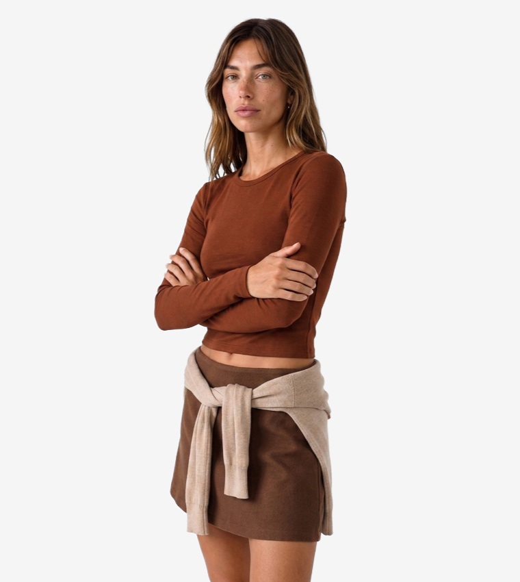 Solid Long Sleeves T-Shirt