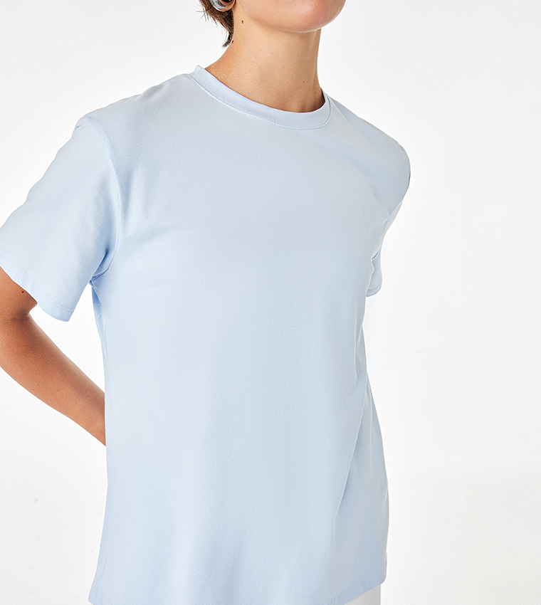 Solid Crew Neck Oversized T-Shirt