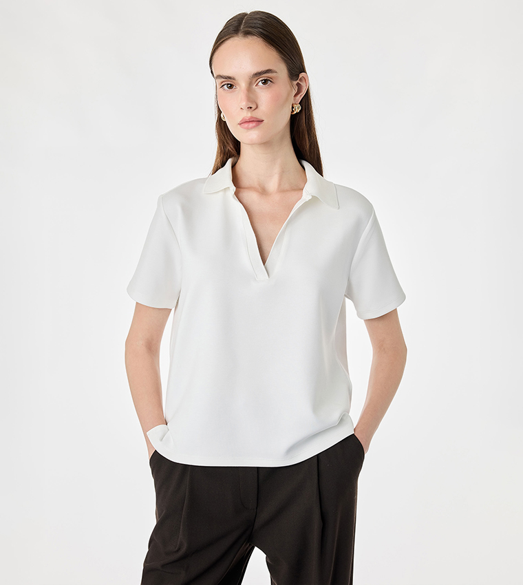 Solid Collared Regular Polo T-Shirt