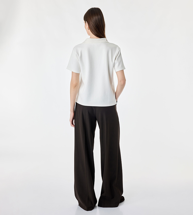 Solid Collared Regular Polo T-Shirt