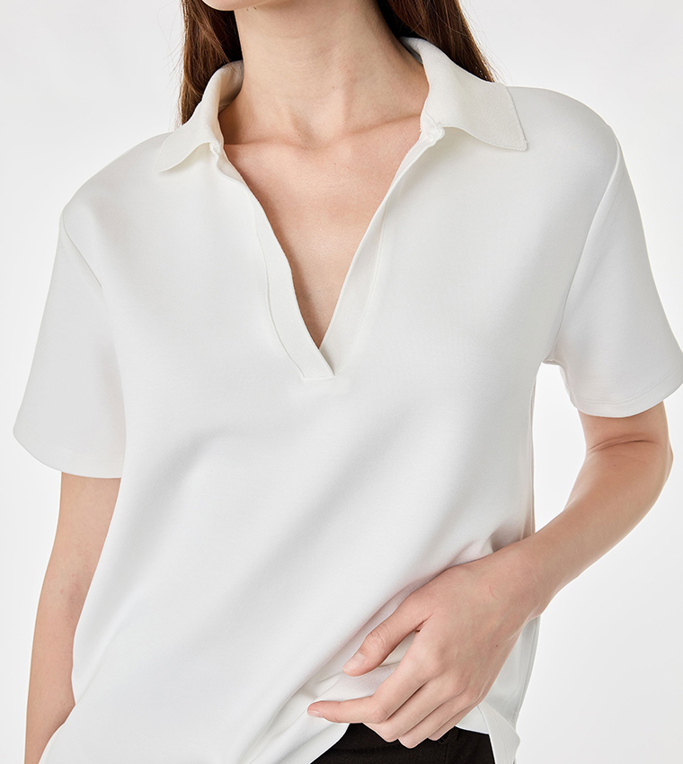 Solid Collared Regular Polo T-Shirt