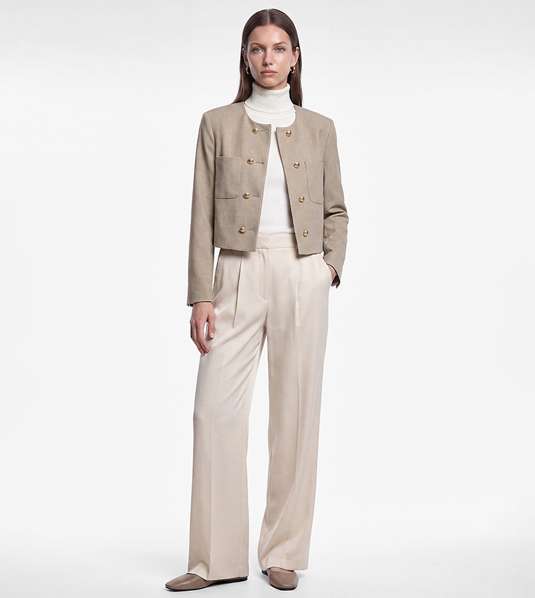 Koton  Casual Jackets - Beige Casual Jackets