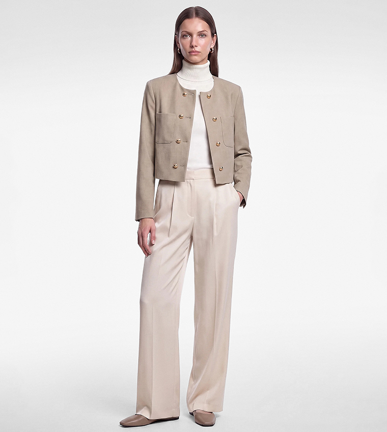 Koton  Casual Jackets - Beige Casual Jackets