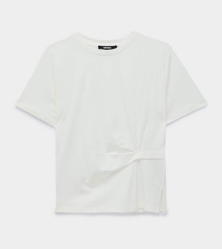 Solid Crew Neck T-Shirt