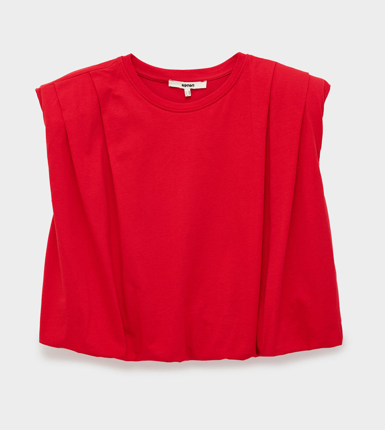 Koton  Sleeveless Tops - Red Sleeveless Tops