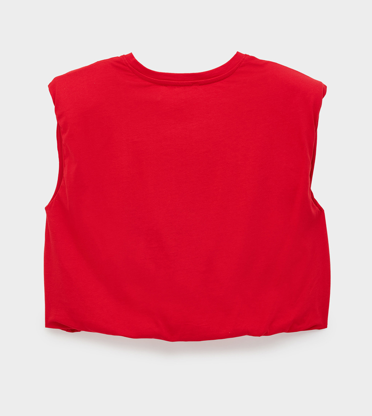 Koton  Sleeveless Tops - Red Sleeveless Tops