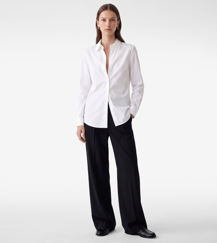 Solid Long Sleeves Shirt