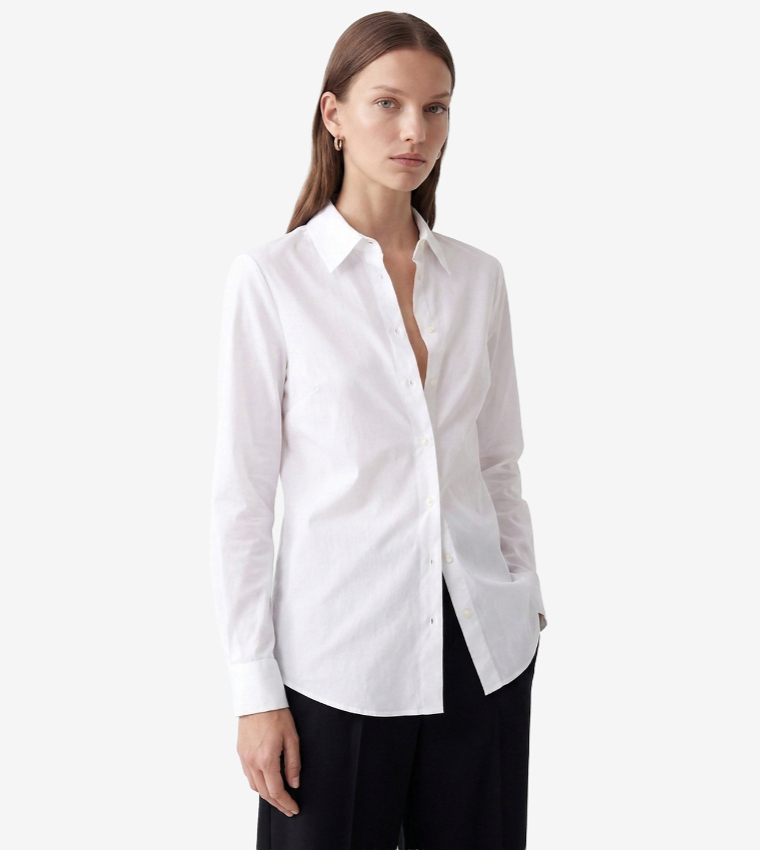 Solid Long Sleeves Shirt