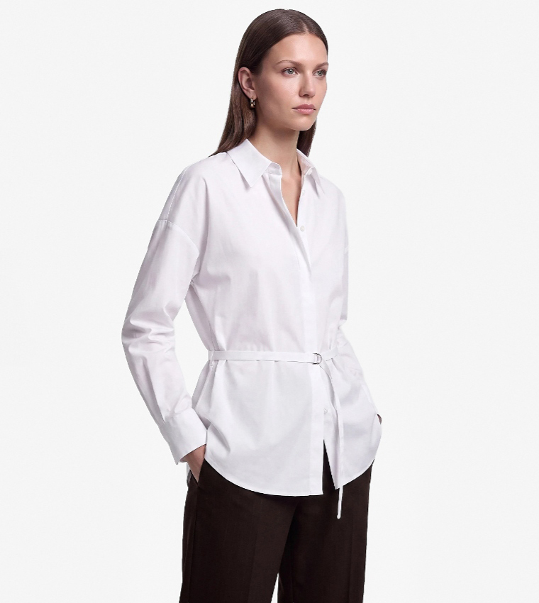 Koton  Shirts - White Long Sleeve T-Shirts