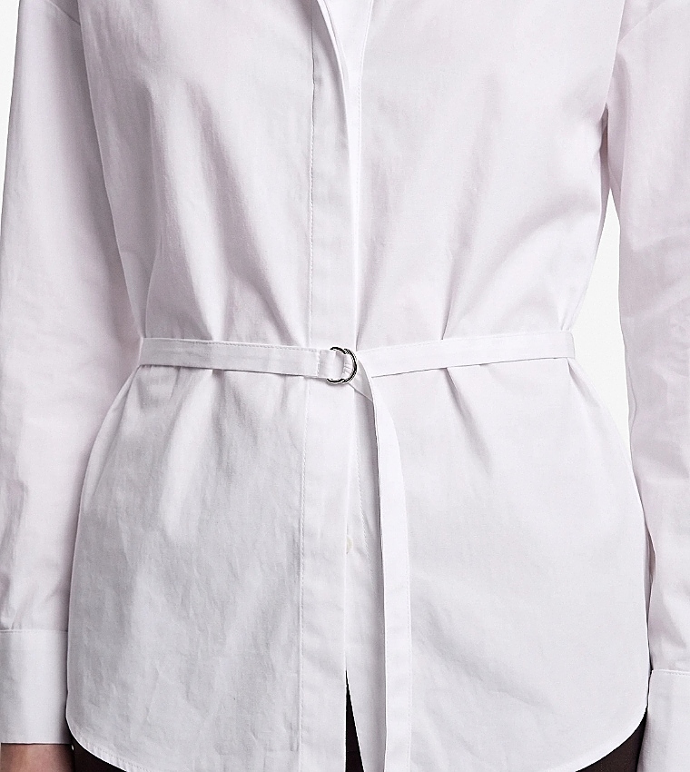 Koton  Shirts - White Long Sleeve T-Shirts