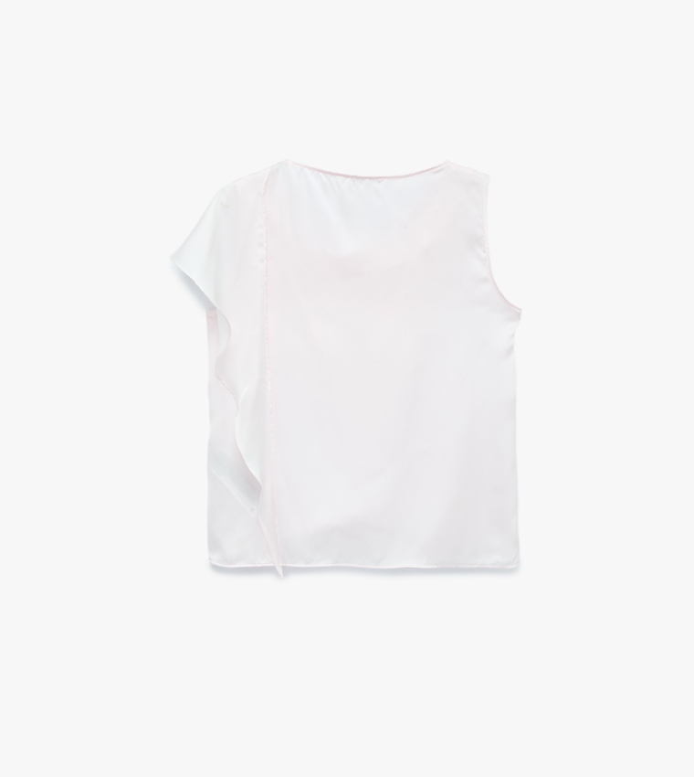 كوتون  توبات بلا أكمام  - وردي Short Sleeve T-Shirts