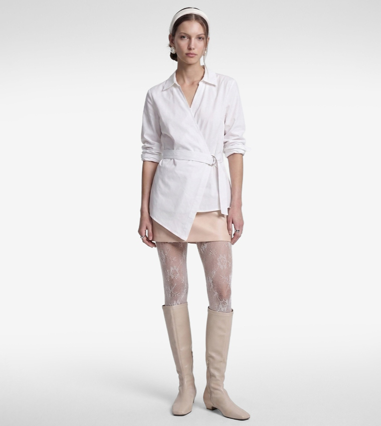 كوتون  قمصان - أبيض Short Sleeve T-Shirts