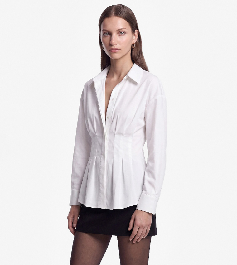 كوتون  قمصان - أبيض Short Sleeve T-Shirts