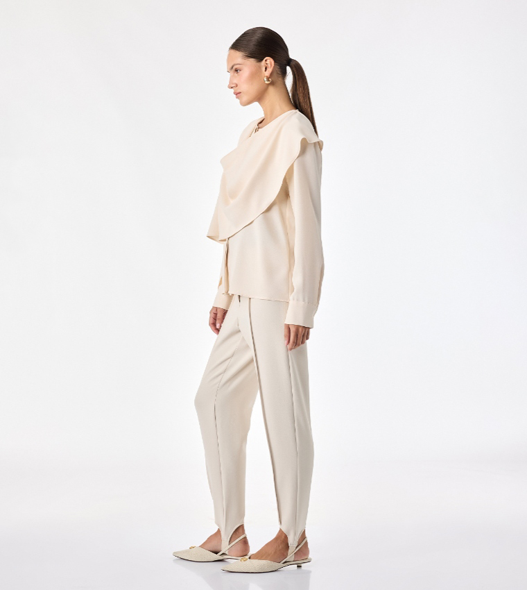 Koton  Shirts - Beige Short Sleeve T-Shirts