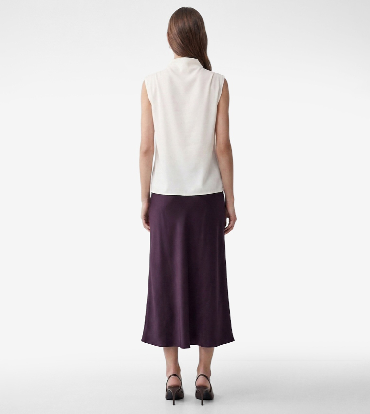 كوتون  توبات بلا أكمام  - أبيض Short Sleeve T-Shirts