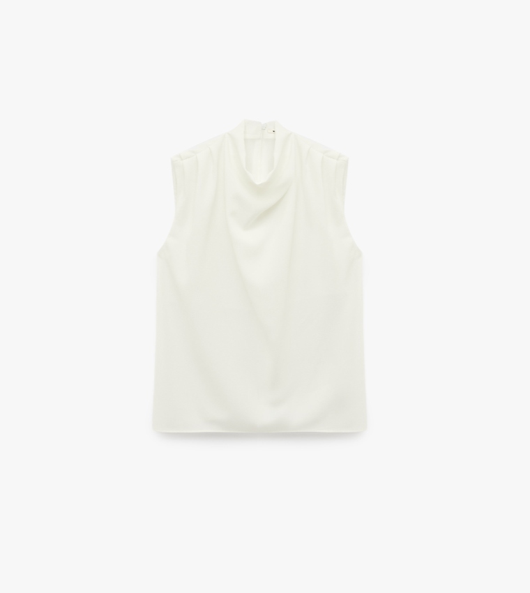 كوتون  توبات بلا أكمام  - أبيض Short Sleeve T-Shirts