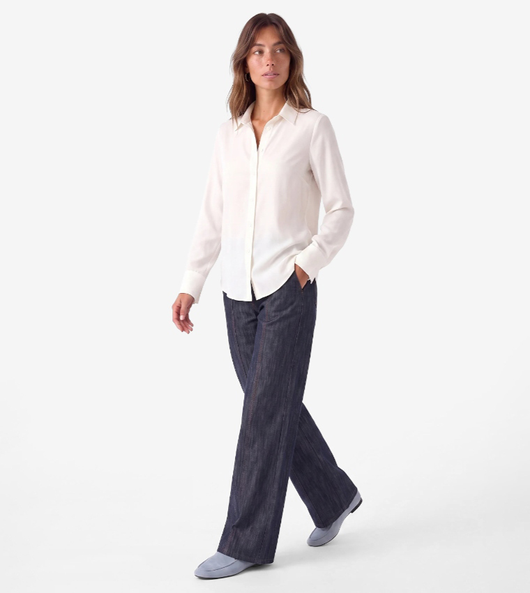 Solid Long Sleeves Shirt