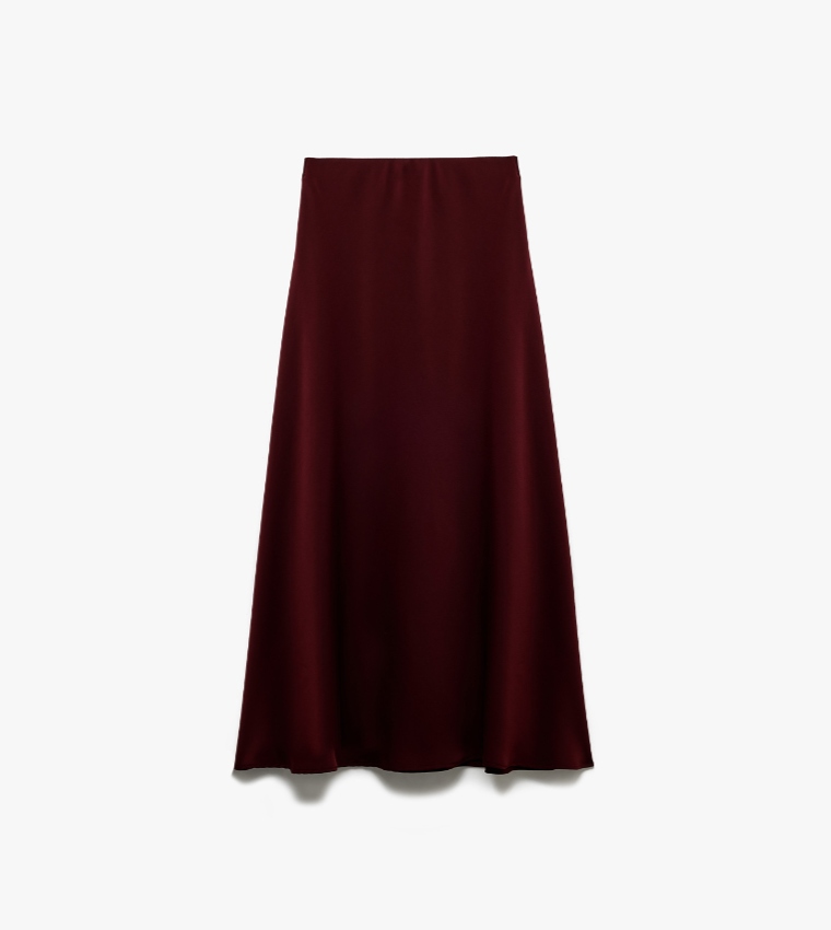 Koton  Midi Skirts - Burgundy Sleeveless Tops