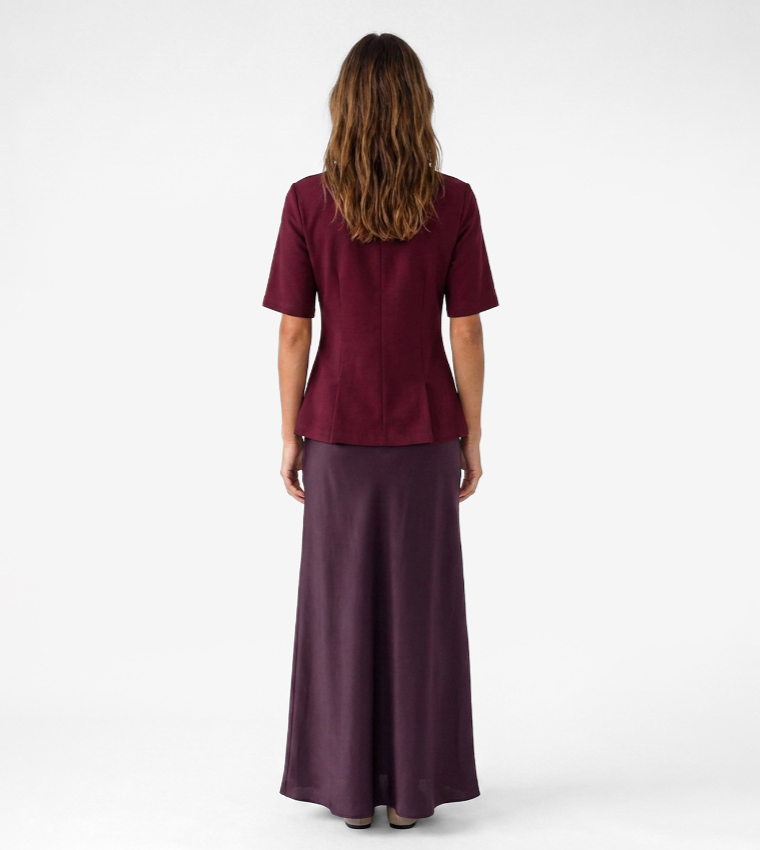 Koton  Casual Tops - Burgundy Polo T-shirts