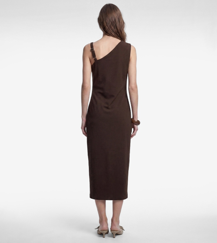 كوتون  فساتين ماكسي  - بني  Midi Skirts