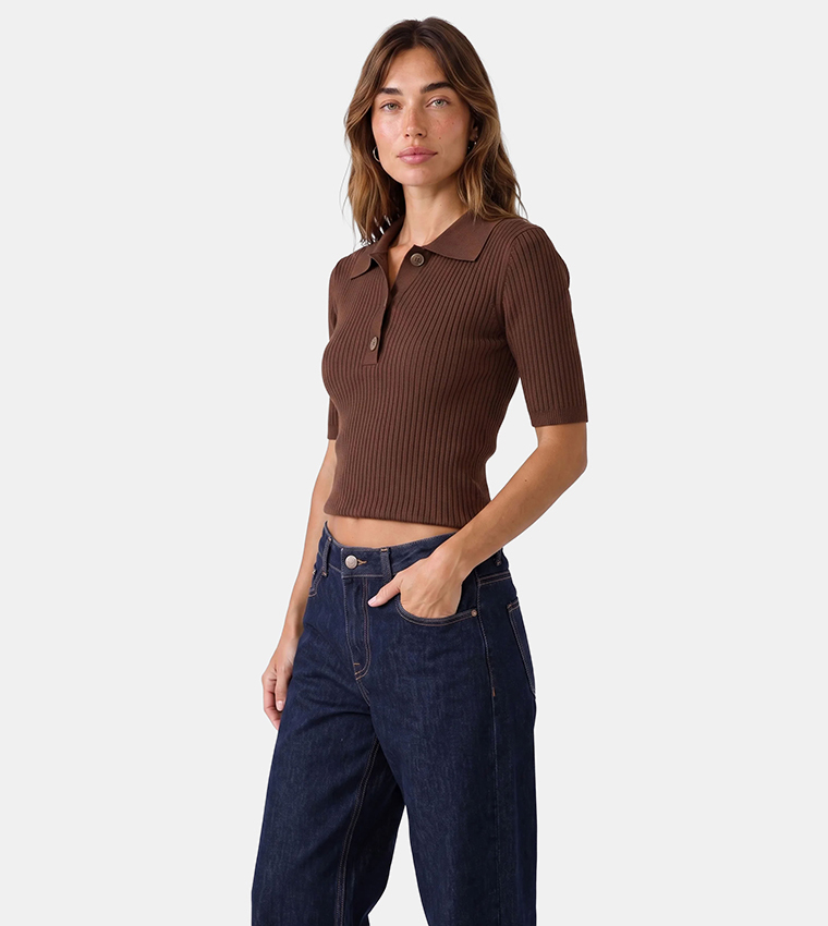 كوتون  سترات - بني  Sweaters