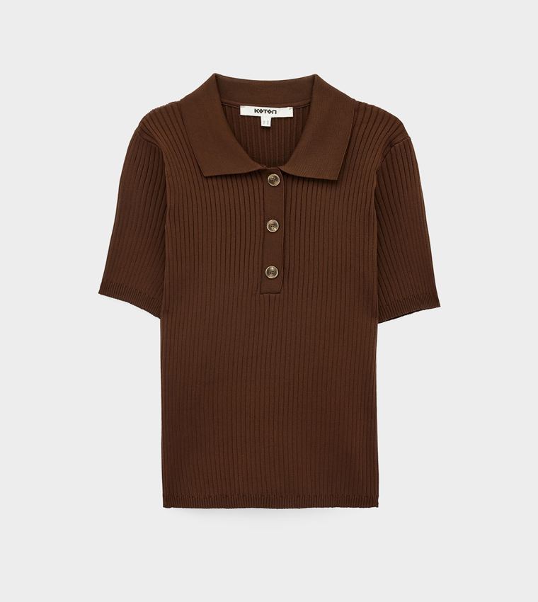 كوتون  سترات - بني  Sweaters