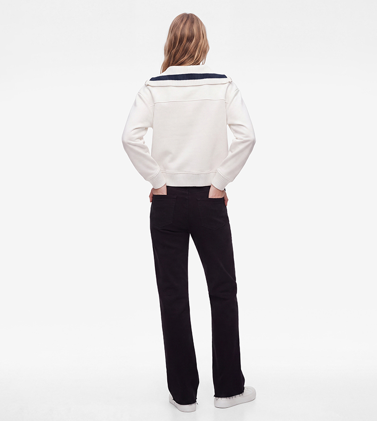 Graphic Crew Neck Oversized Sweatshirt