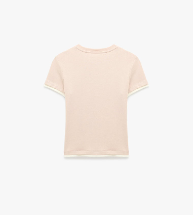 Solid Crew Neck T-Shirt