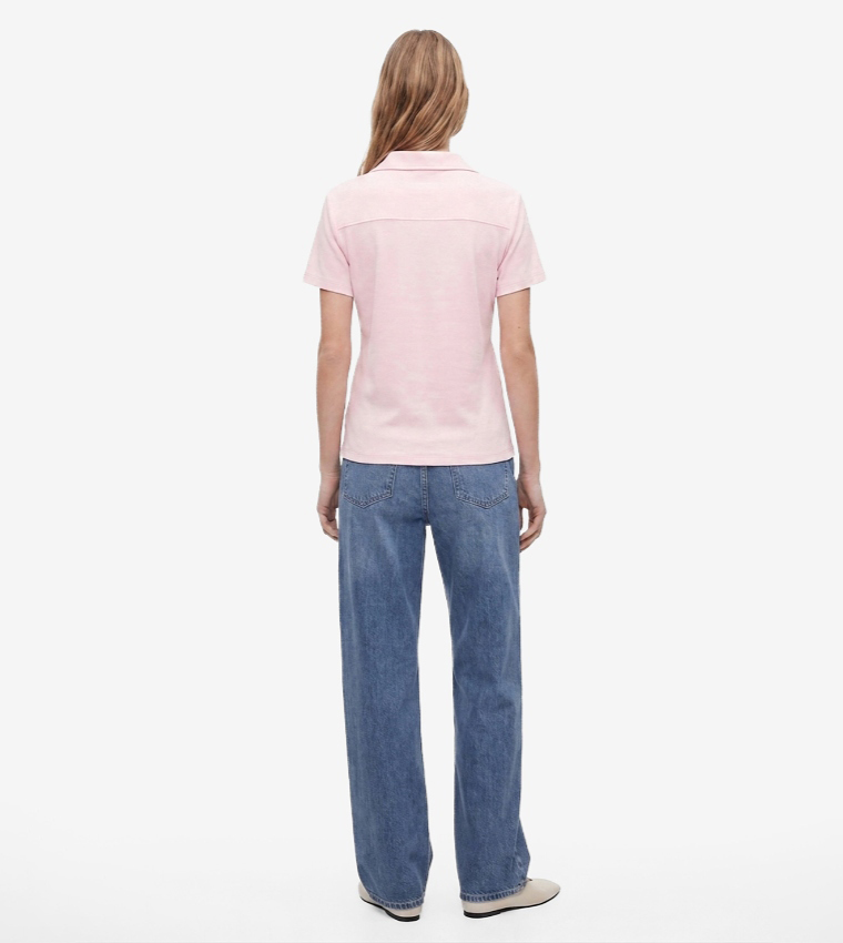 Solid Short Sleeves Polo T-Shirt