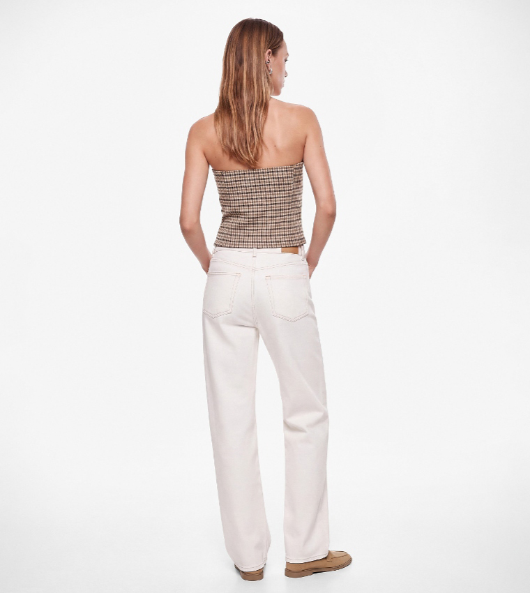 Koton  Cropped Tops - Brown Mini Skirts