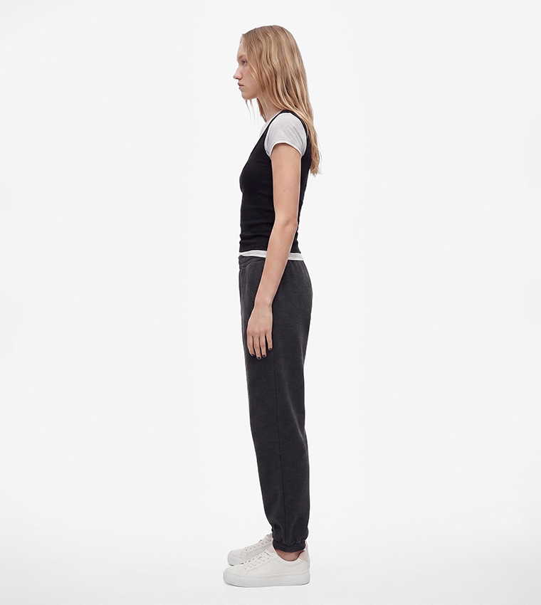 Solid Relaxed Fit Joggers
