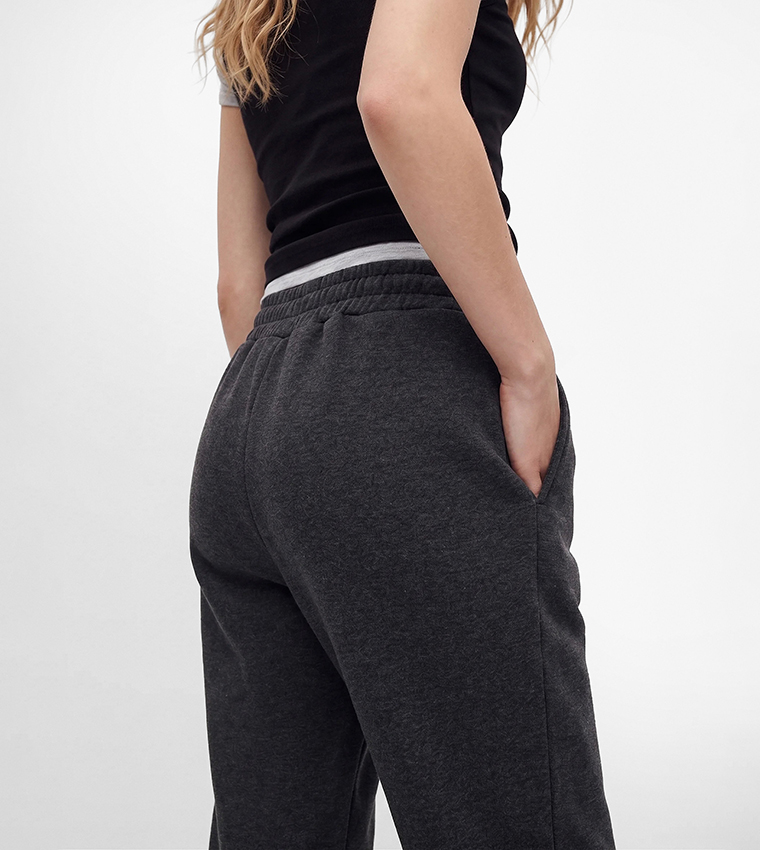Solid Relaxed Fit Joggers