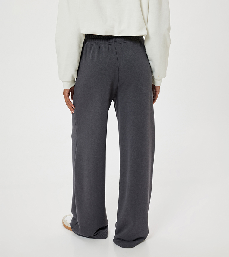 Solid Relaxed Fit Sweatpants