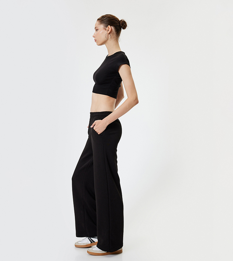 Koton  Sweatpants - BLACK Sweatpants