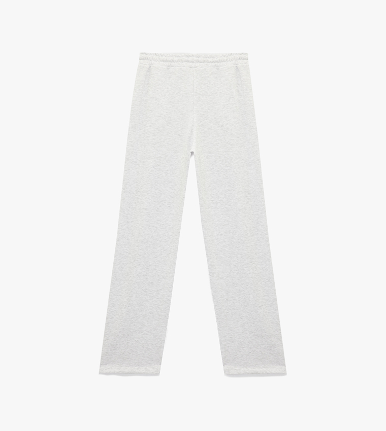 Solid Wide Leg Sweatpants