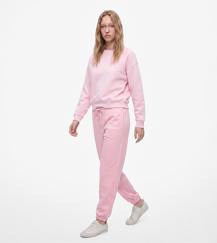 Brooklyn Print Drawstring Joggers