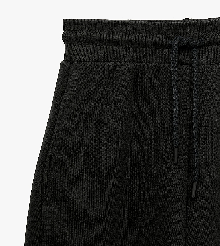 كوتون  بناطيل رياضية - أسود Sleeveless Tops