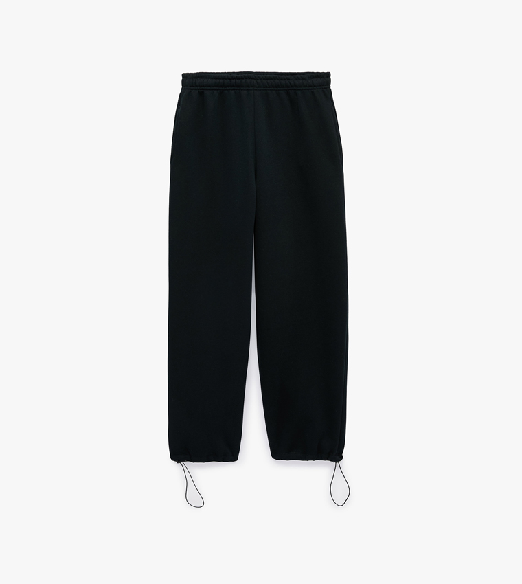 Solid Relaxed Fit Joggers